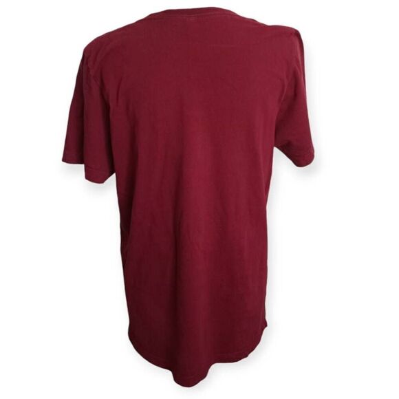 MY HERO ACADEMIA T-SHIRT SZ.M BURGUNDY EUC - Picture 3 of 5